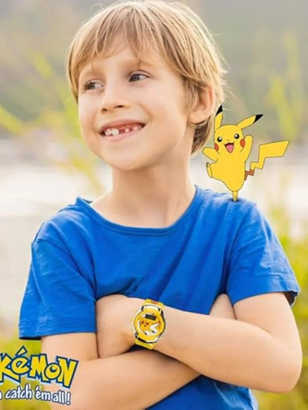 New‎ Kids Pokemon Digital LCD Quartz Watch for Boys, Girls, and Adults